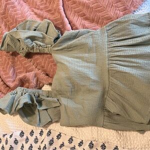 Francesca's Collections Sage Green Blouse